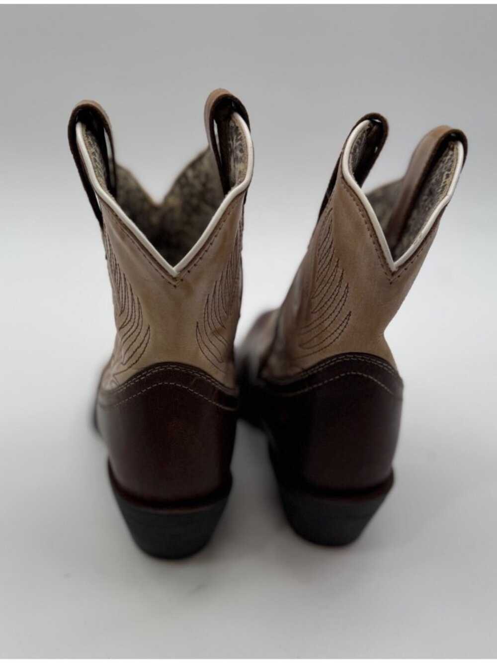 Laredo Tori Western Cowboy Boots Size 8.5 With Embroidered Design Pull-On Tabs D - Picture 5 of 14